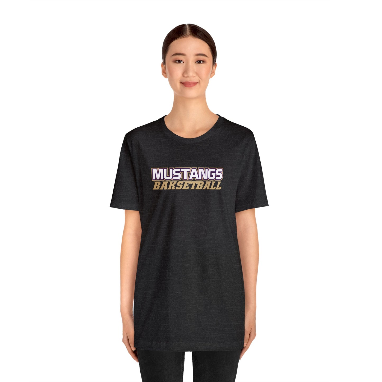 Mustangs Basketball Unisex Soft Shirt BASKETBALL HS