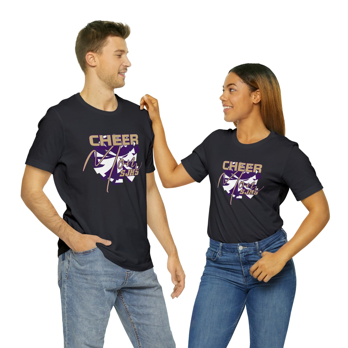 Cheer Mom Unisex Jersey Short Sleeve Tee CHEER HS