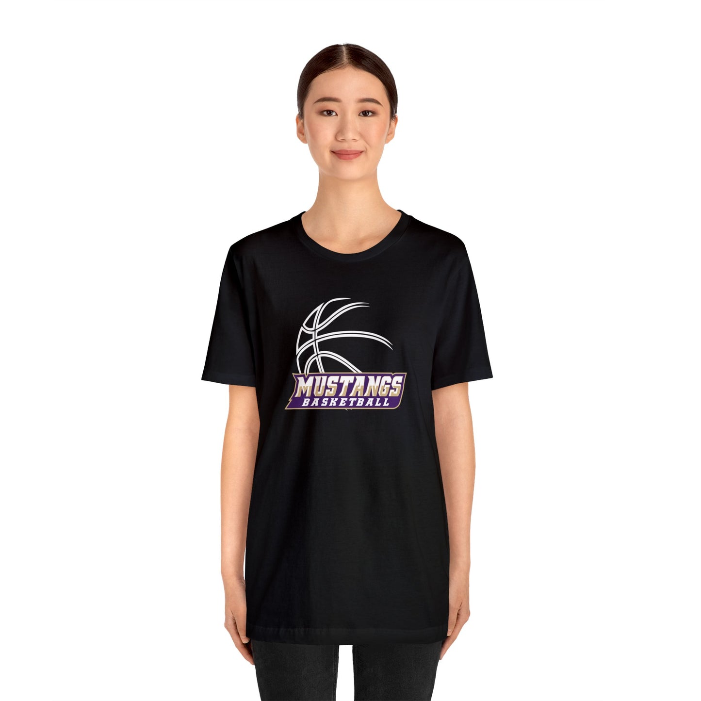 Mustangs Athletics Basketball Unisex Soft Shirt BASKETBALL HS