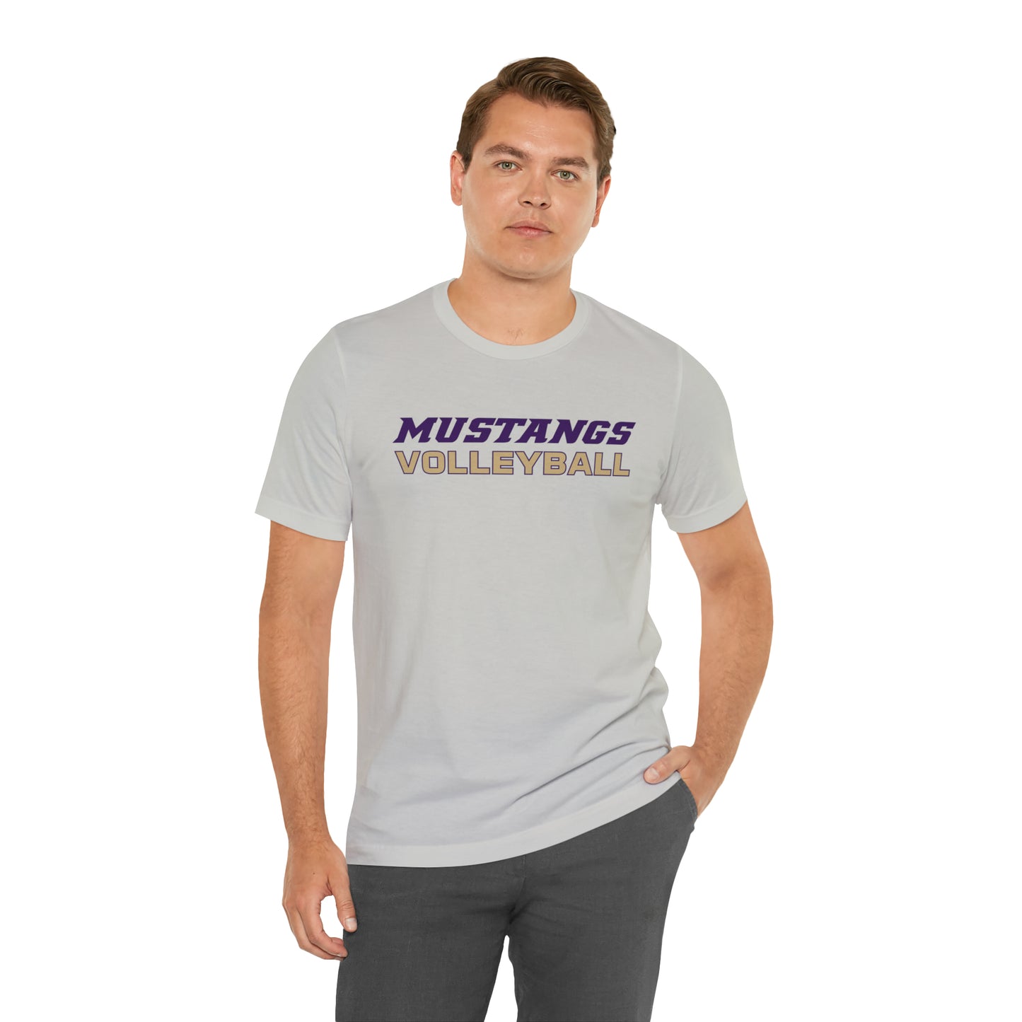 Mustangs Volleyball Simple Unisex Jersey Short Sleeve Tee VOLLEYBALL HS