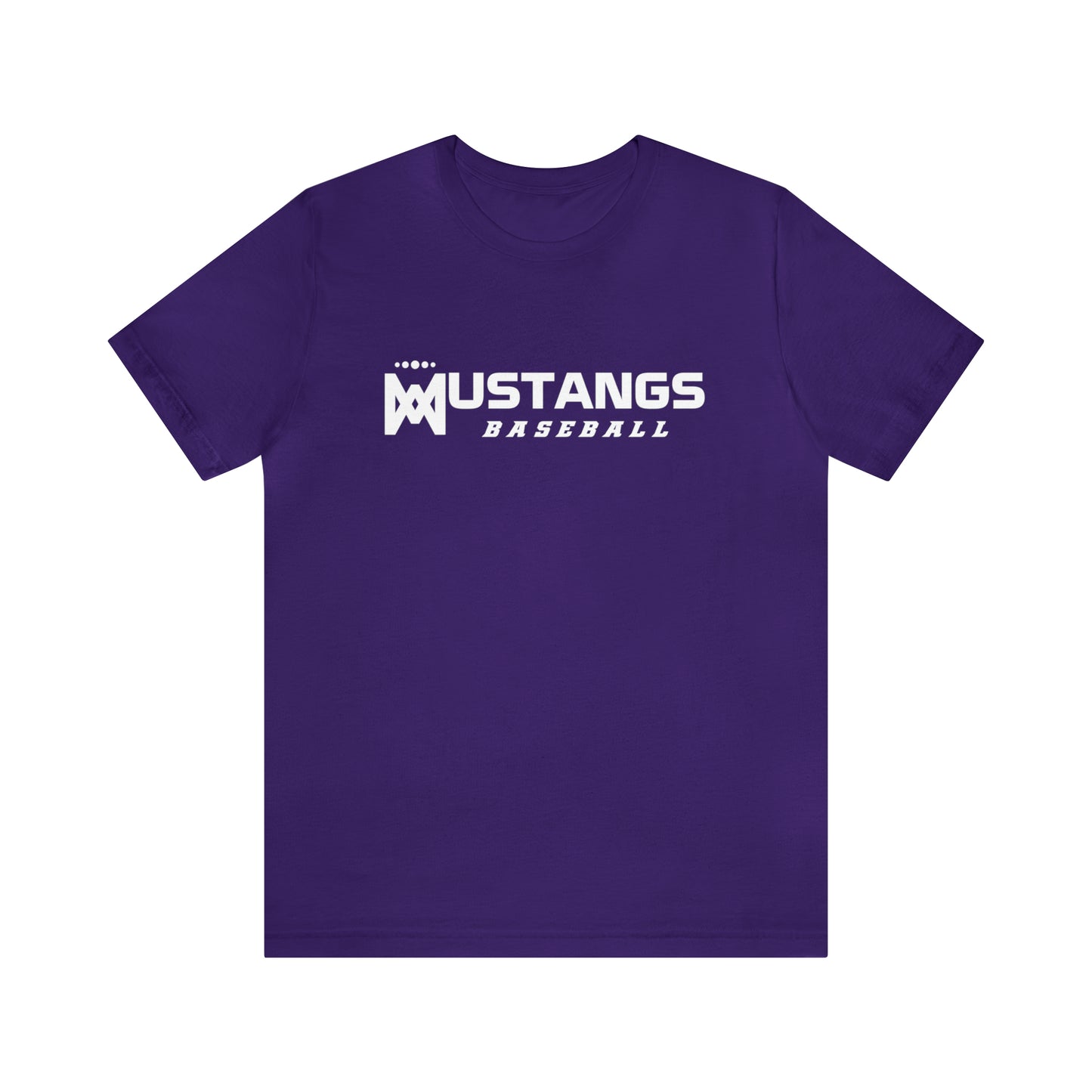 Mustangs Baseball Company of Mary Unisex Jersey Short Sleeve Tee BASEBALL HS