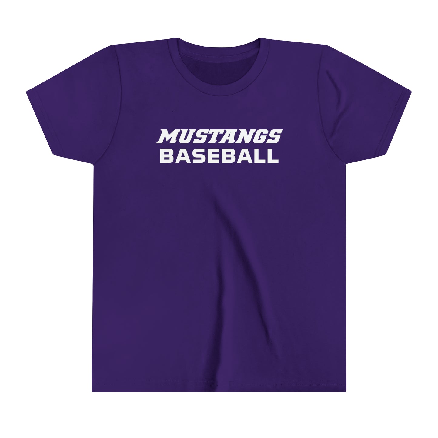 YOUTH Mustangs Baseball Short Sleeve Tee BASEBALL ELEM