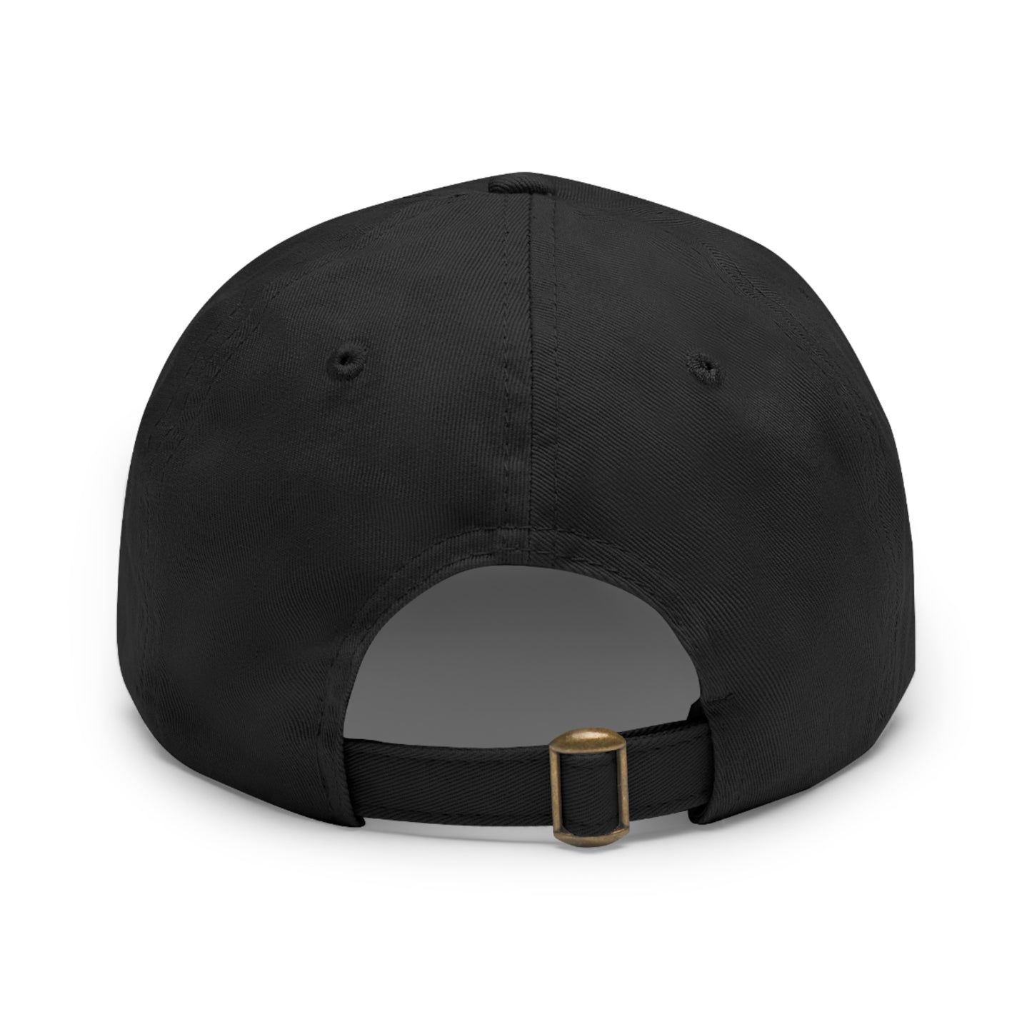 Dad Hat with Leather Patch (Round) SPIRIT