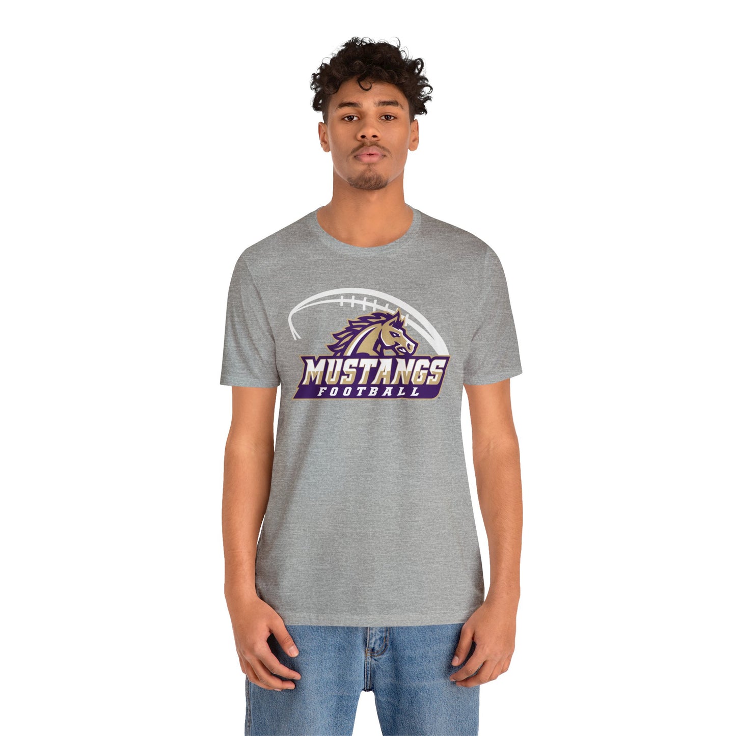 Mustang Athletics Football Unisex Jersey Short Sleeve Tee FOOTBALL ELEM