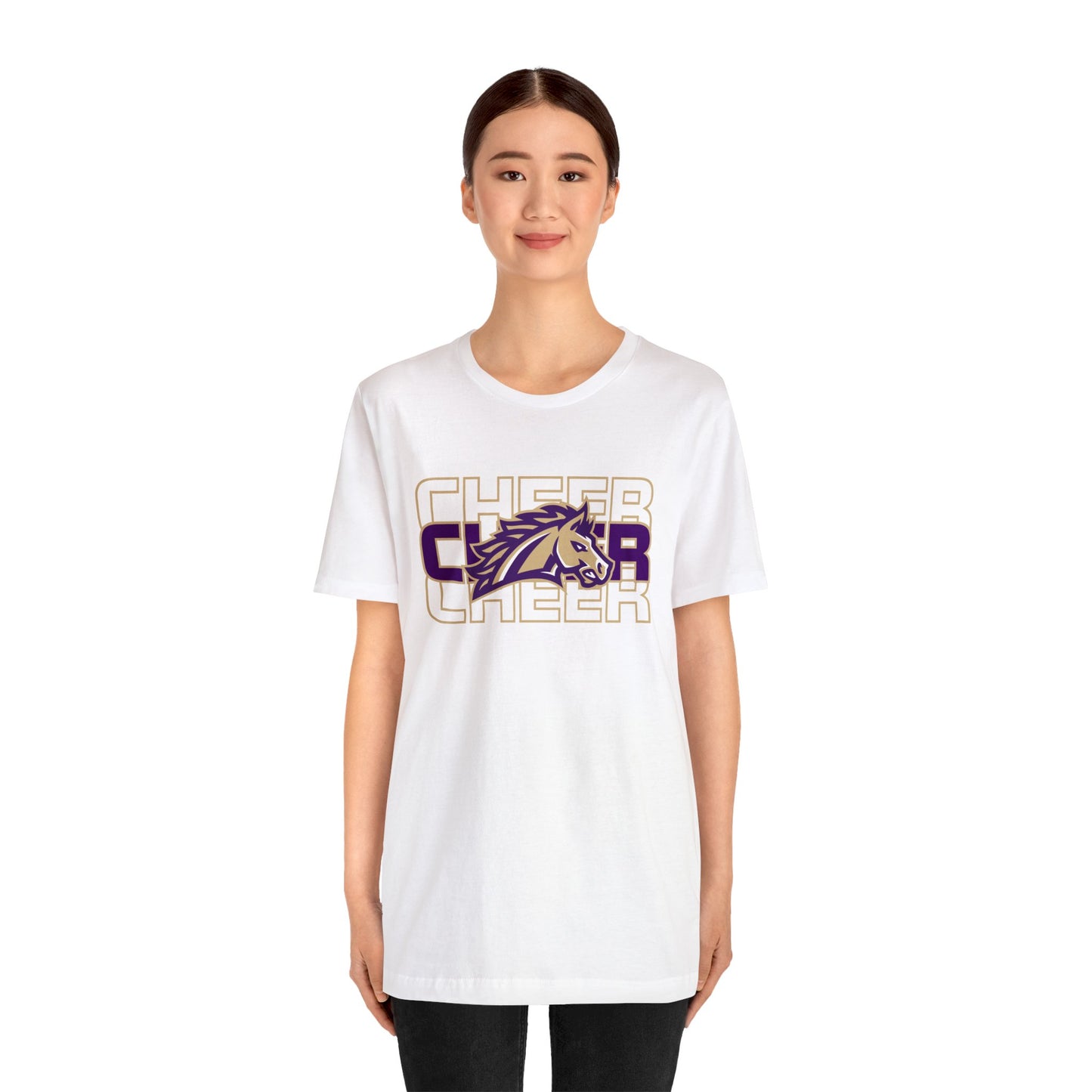 Cheer Repeat Unisex Jersey Short Sleeve Tee CHEER ELEM