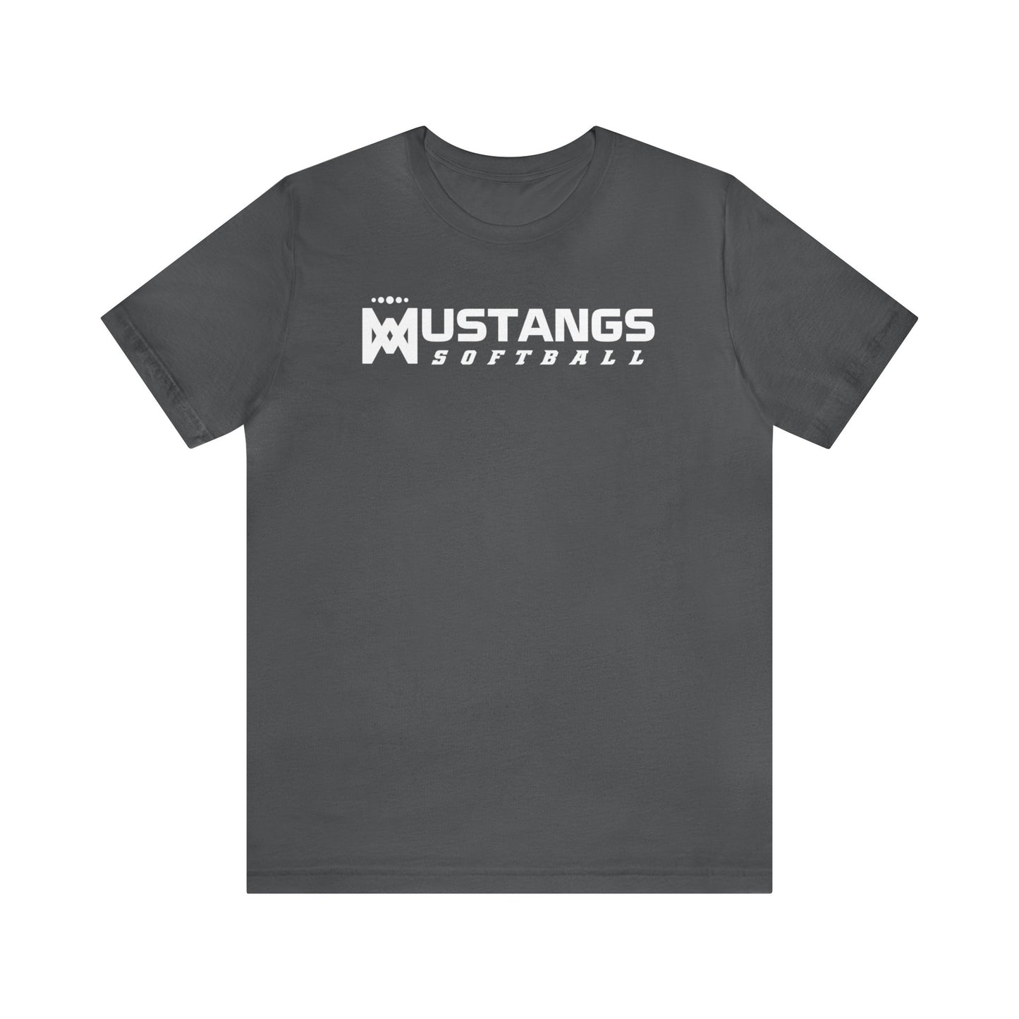 M Mustangs Softball Unisex Soft Shirt SOFTBALL ELEM