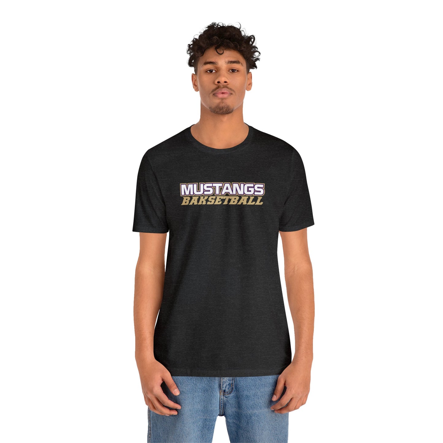 Mustangs Basketball Unisex Soft Shirt BASKETBALL HS