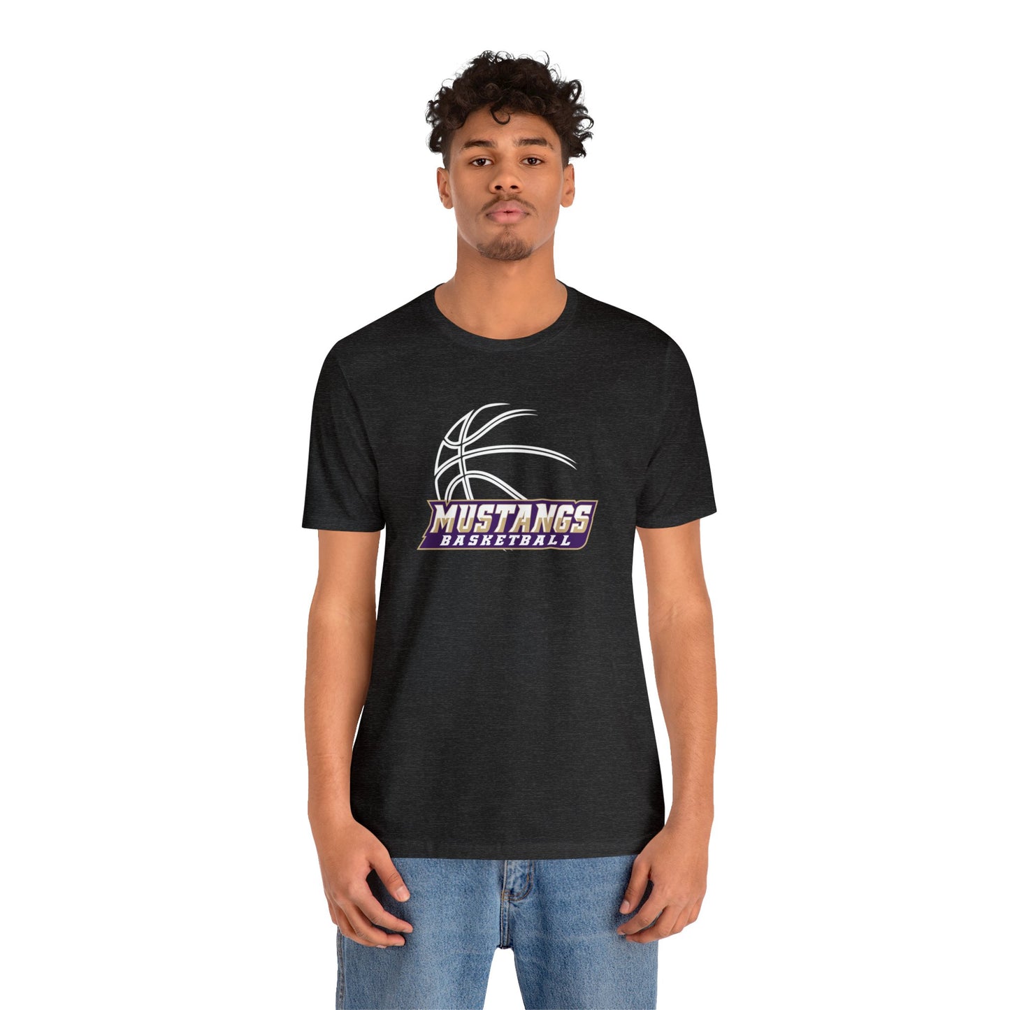 Mustangs Athletics Basketball Unisex Soft Shirt BASKETBALL HS