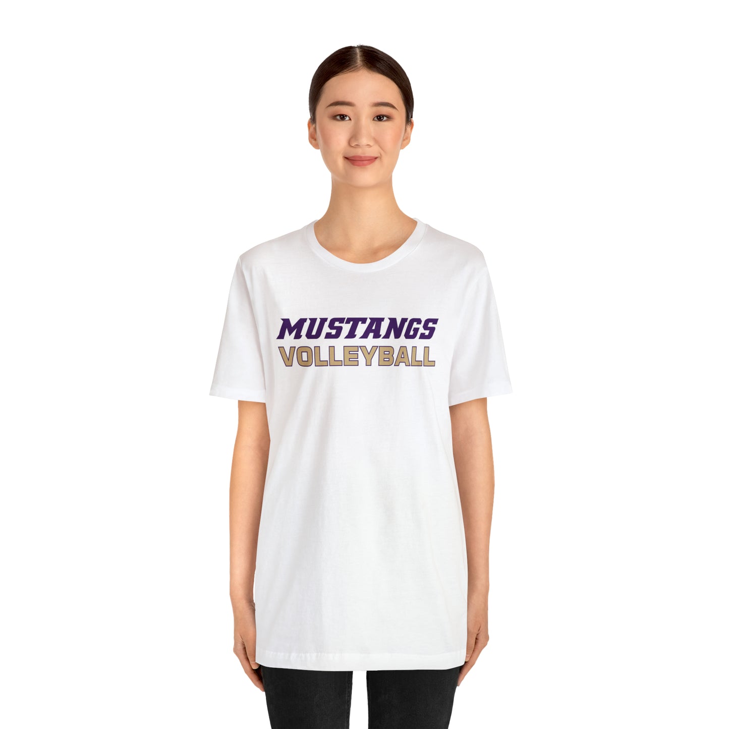 Mustangs Volleyball Simple Unisex Jersey Short Sleeve Tee VOLLEYBALL HS