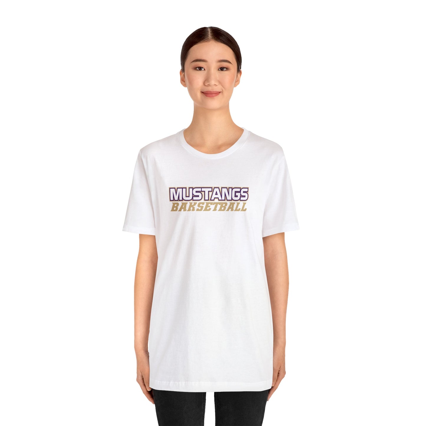 Mustangs Basketball Unisex Soft Shirt BASKETBALL HS