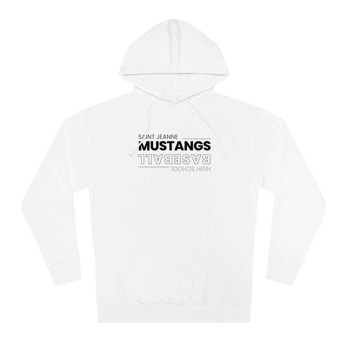 Baseball Mustangs Athletics Unisex Hooded Sweatshirt ATHLETICS