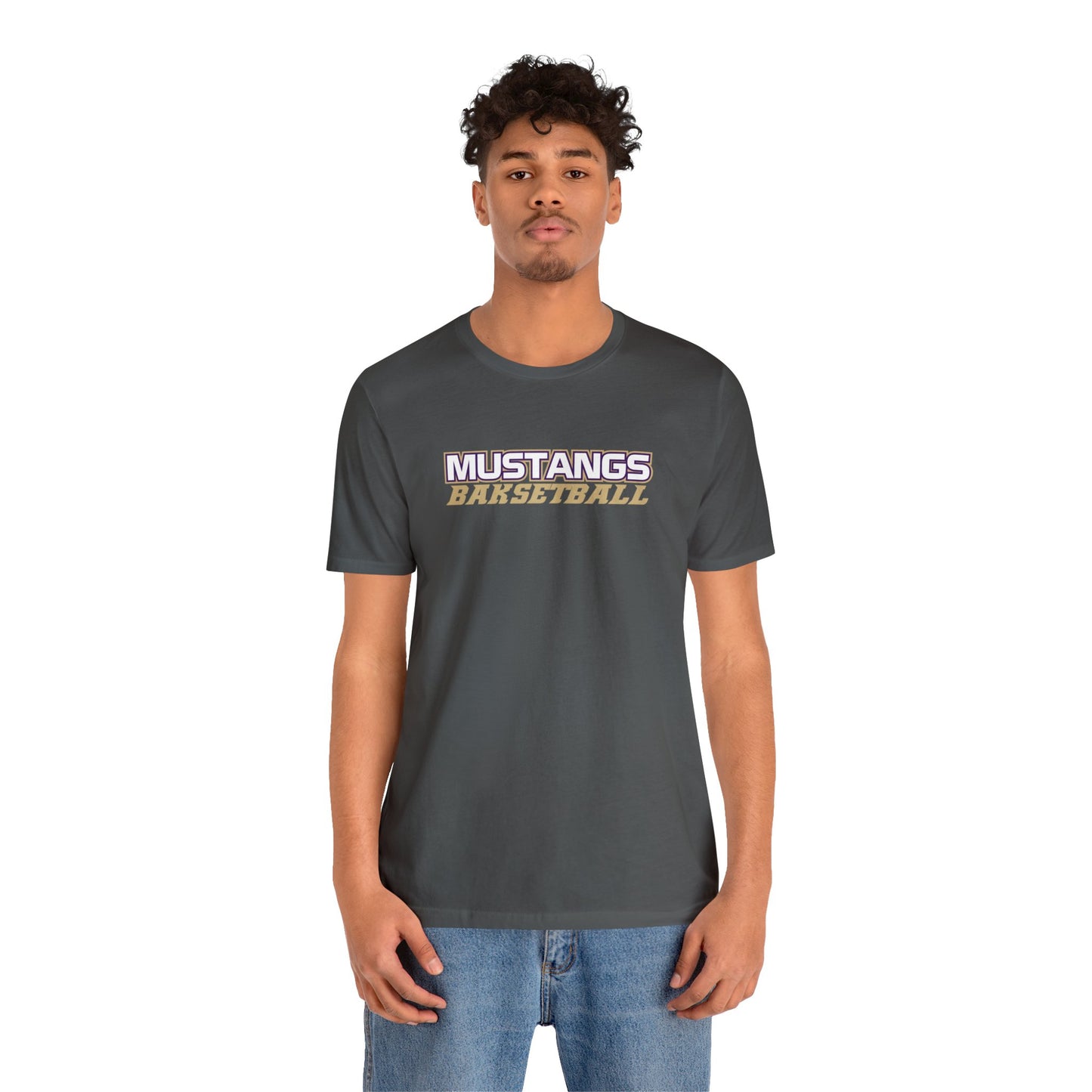 Mustangs Basketball Unisex Soft Shirt BASKETBALL HS