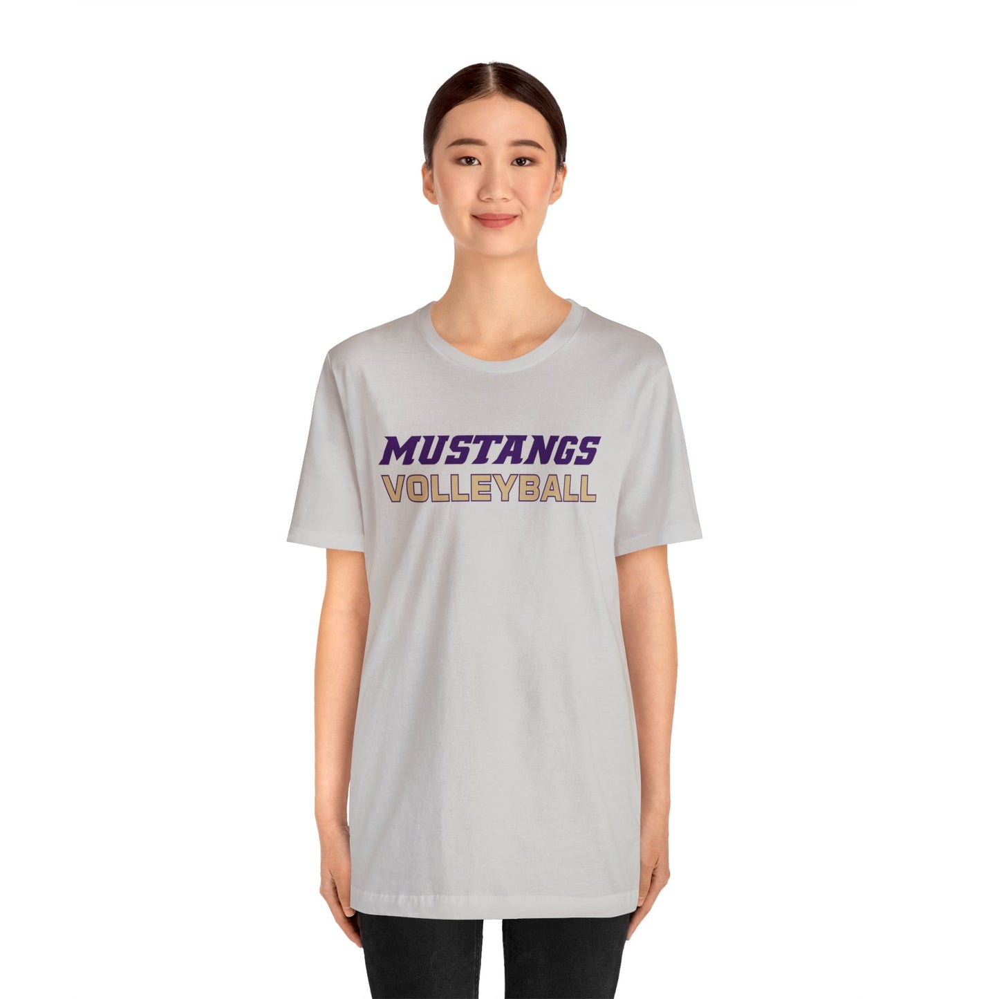 Mustangs Volleyball Simple Unisex Jersey Short Sleeve Tee VOLLEYBALL ELEM