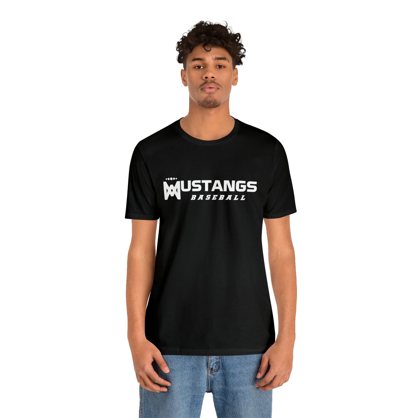 Mustangs Baseball Company of Mary Unisex Jersey Short Sleeve Tee BASEBALL HS