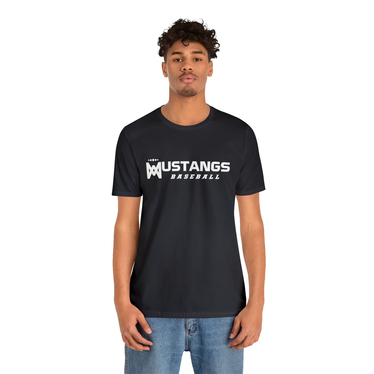 Mustangs Baseball Company of Mary Unisex Jersey Short Sleeve Tee BASEBALL HS