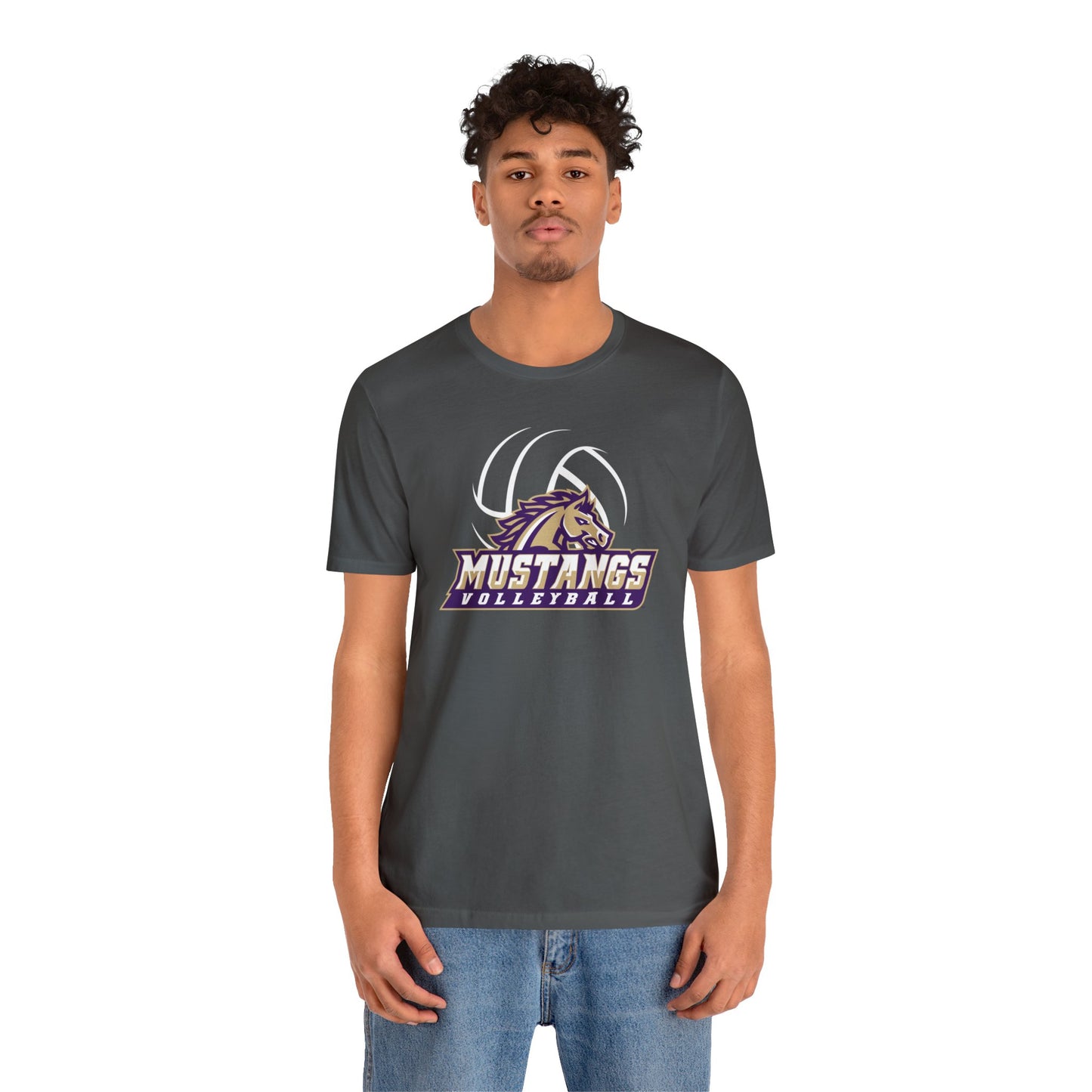 Mustangs Athletics Volleyball Unisex Jersey Short Sleeve Tee VOLLEYBALL ELEM