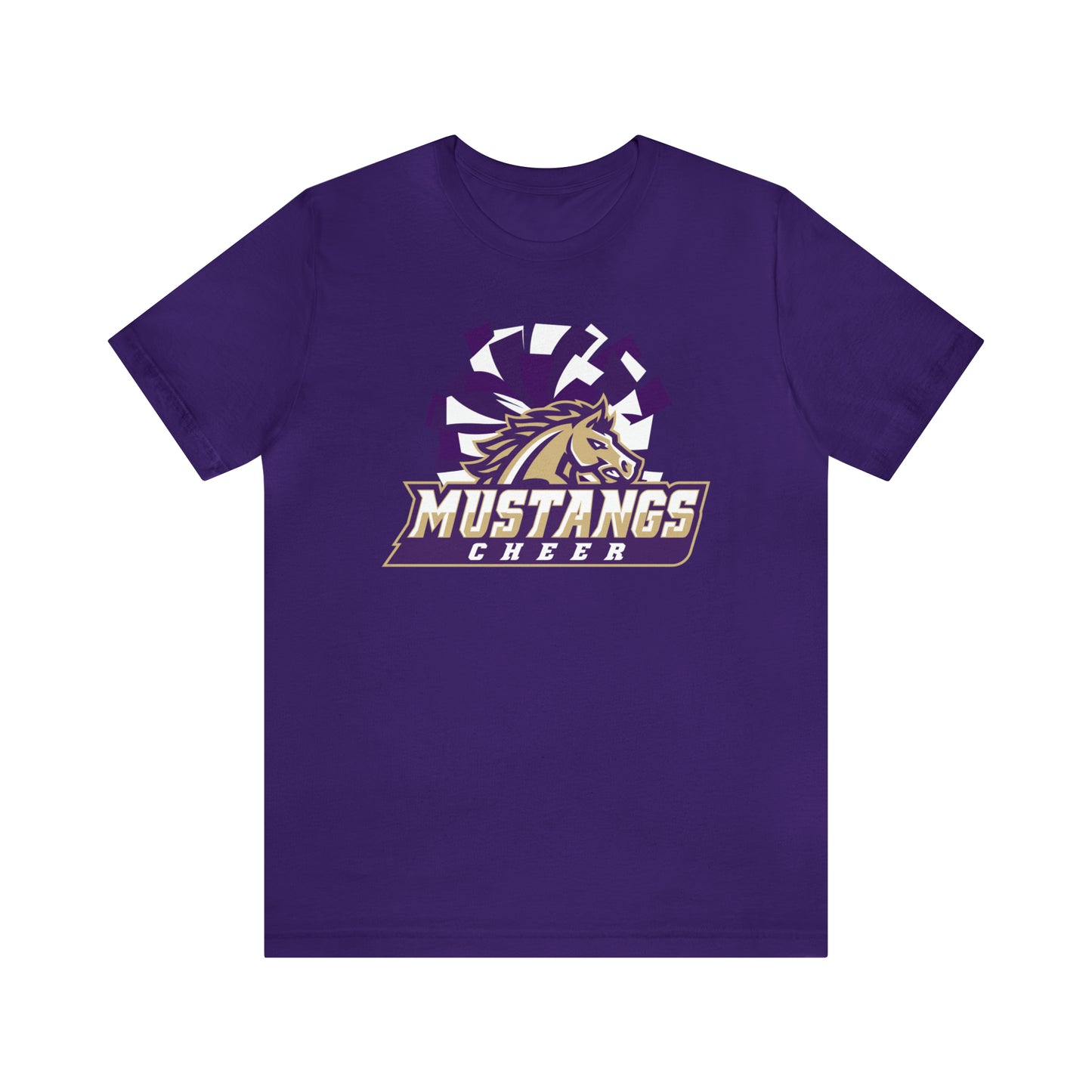 Mustangs Athletics Cheer Unisex Jersey Short Sleeve Tee CHEER HS