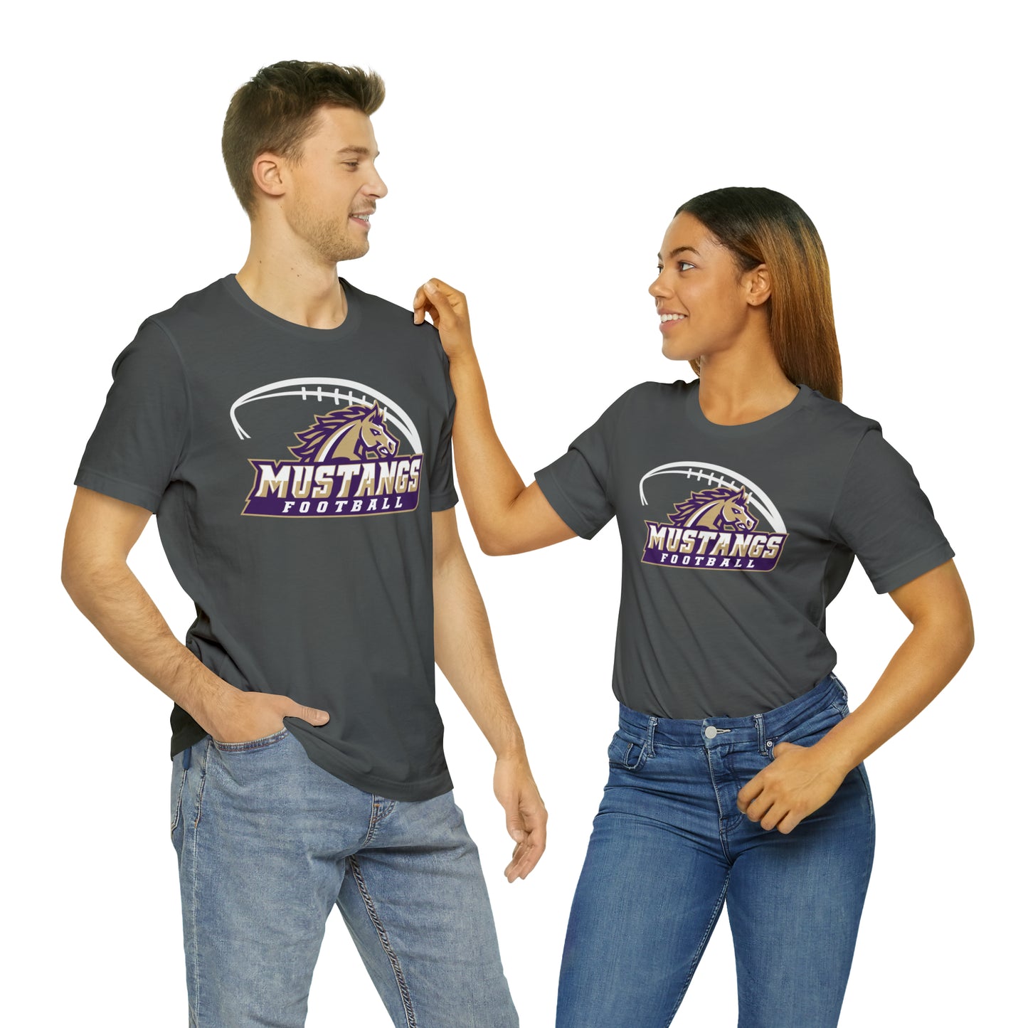 Mustang Athletics Football Unisex Jersey Short Sleeve Tee FOOTBALL HS