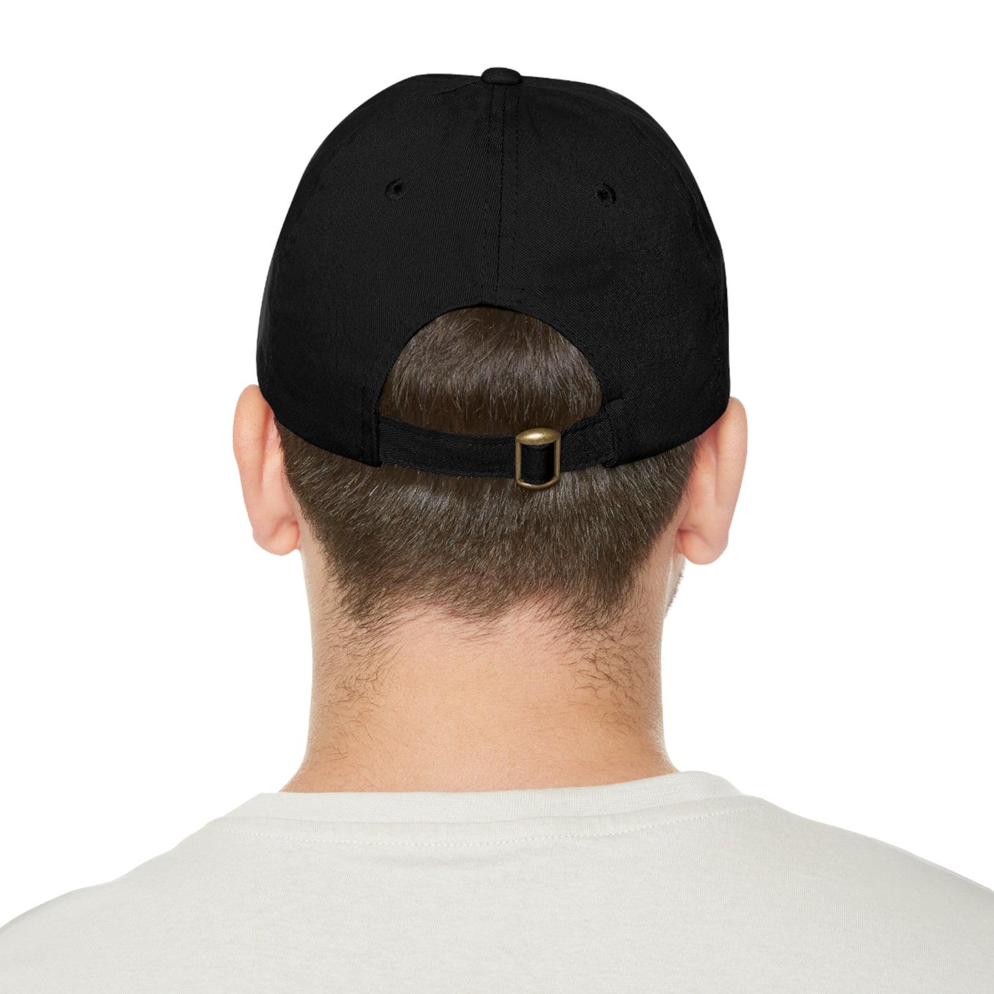 Dad Hat with Leather Patch (Round) SPIRIT