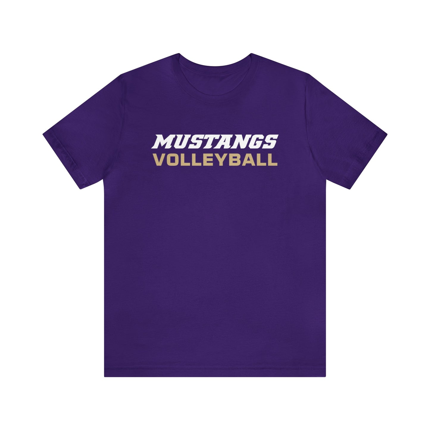 Mustangs Volleyball Simple Unisex Jersey Short Sleeve Tee VOLLEYBALL ELEM