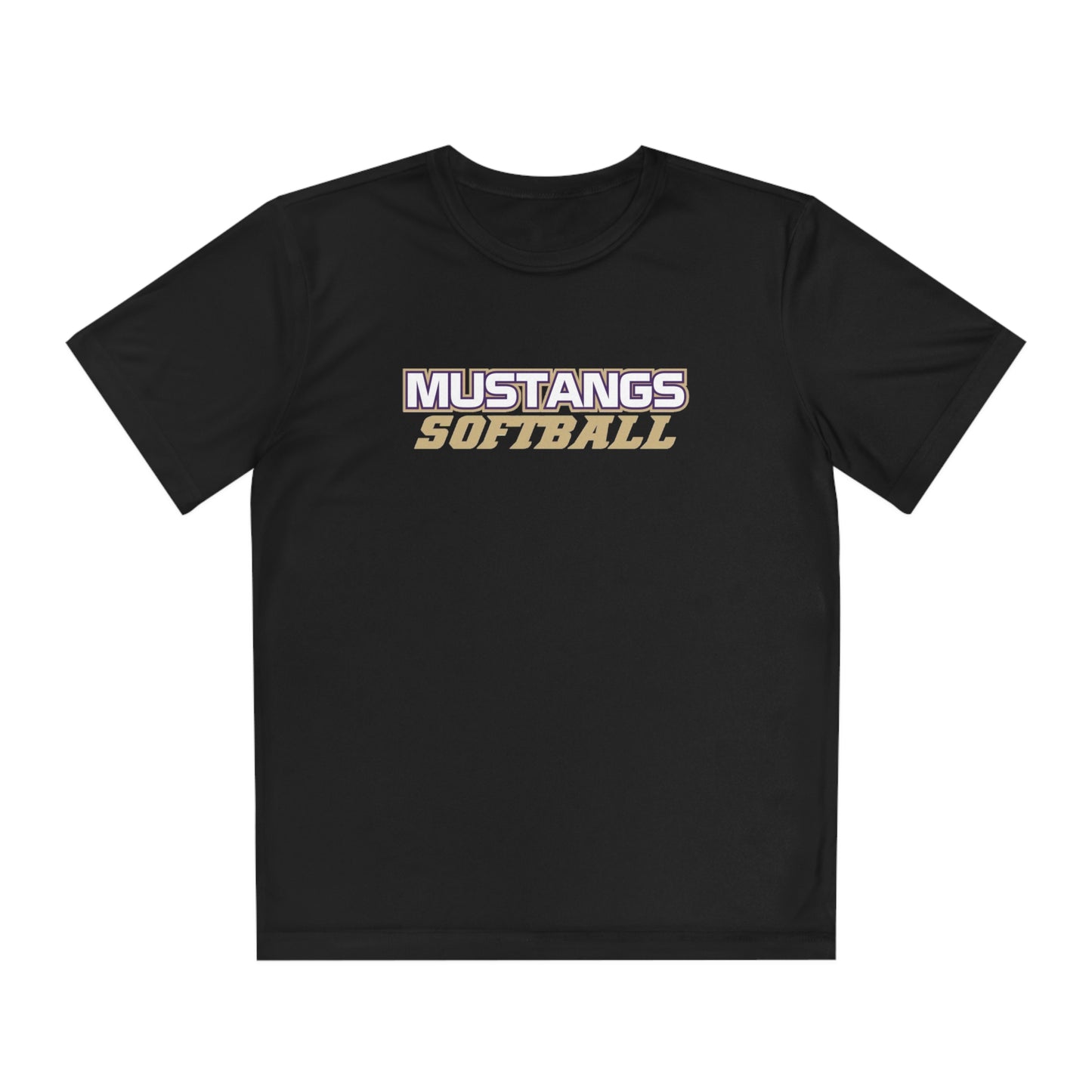 Mustangs Softball Dri Fit Youth Competitor Tee SOFTBALL ELEM