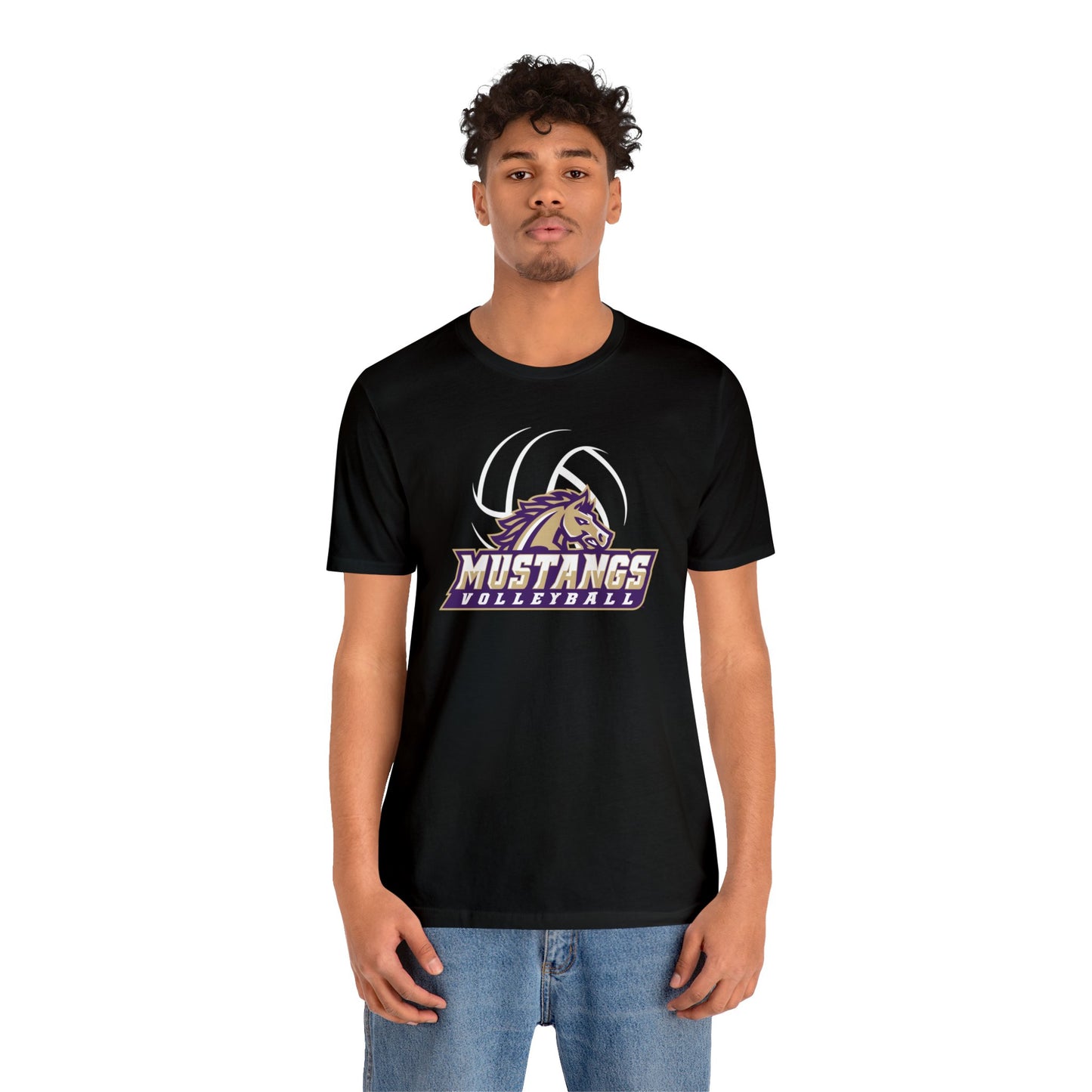 Mustangs Athletics Volleyball Unisex Jersey Short Sleeve Tee VOLLEYBALL ELEM