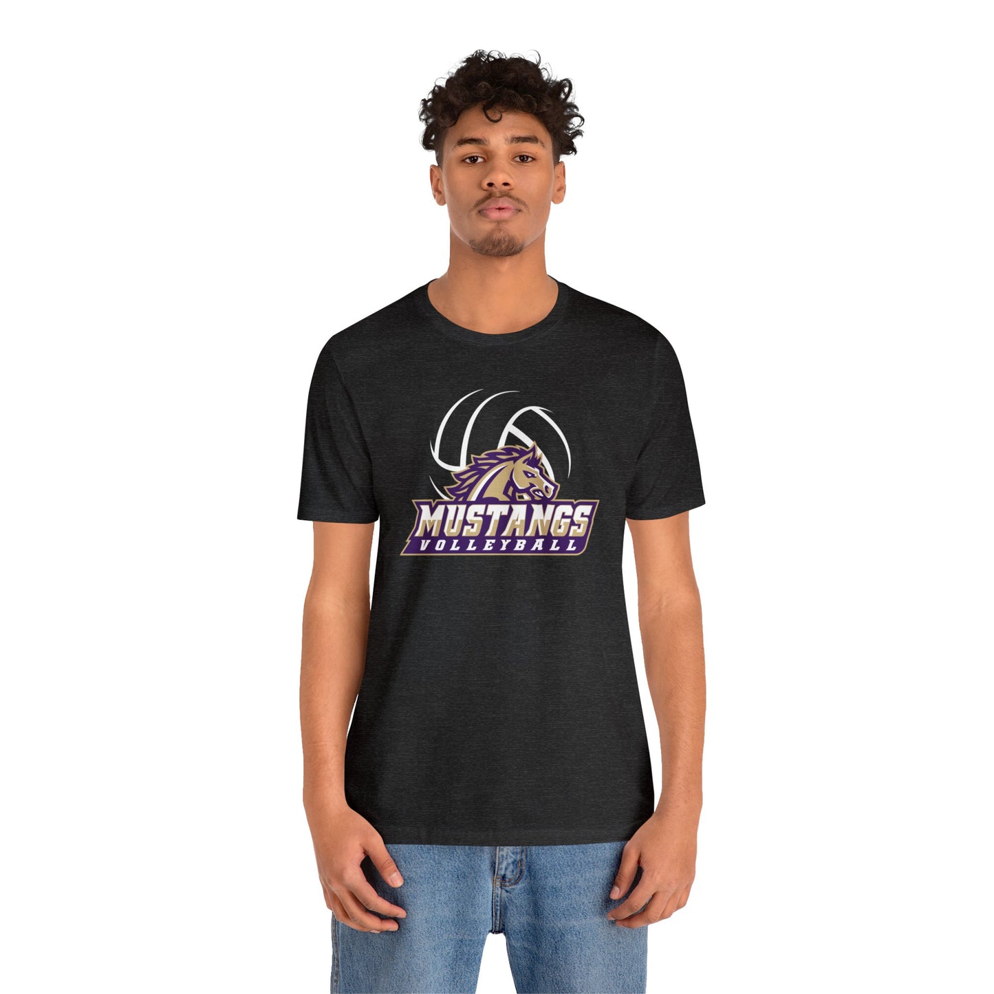 Mustangs Athletics Volleyball Unisex Jersey Short Sleeve Tee VOLLEYBALL ELEM