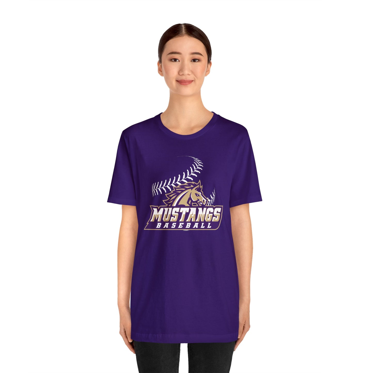 Mustangs Baseball Athletics Unisex Jersey Short Sleeve Tee BASEBALL ELEM