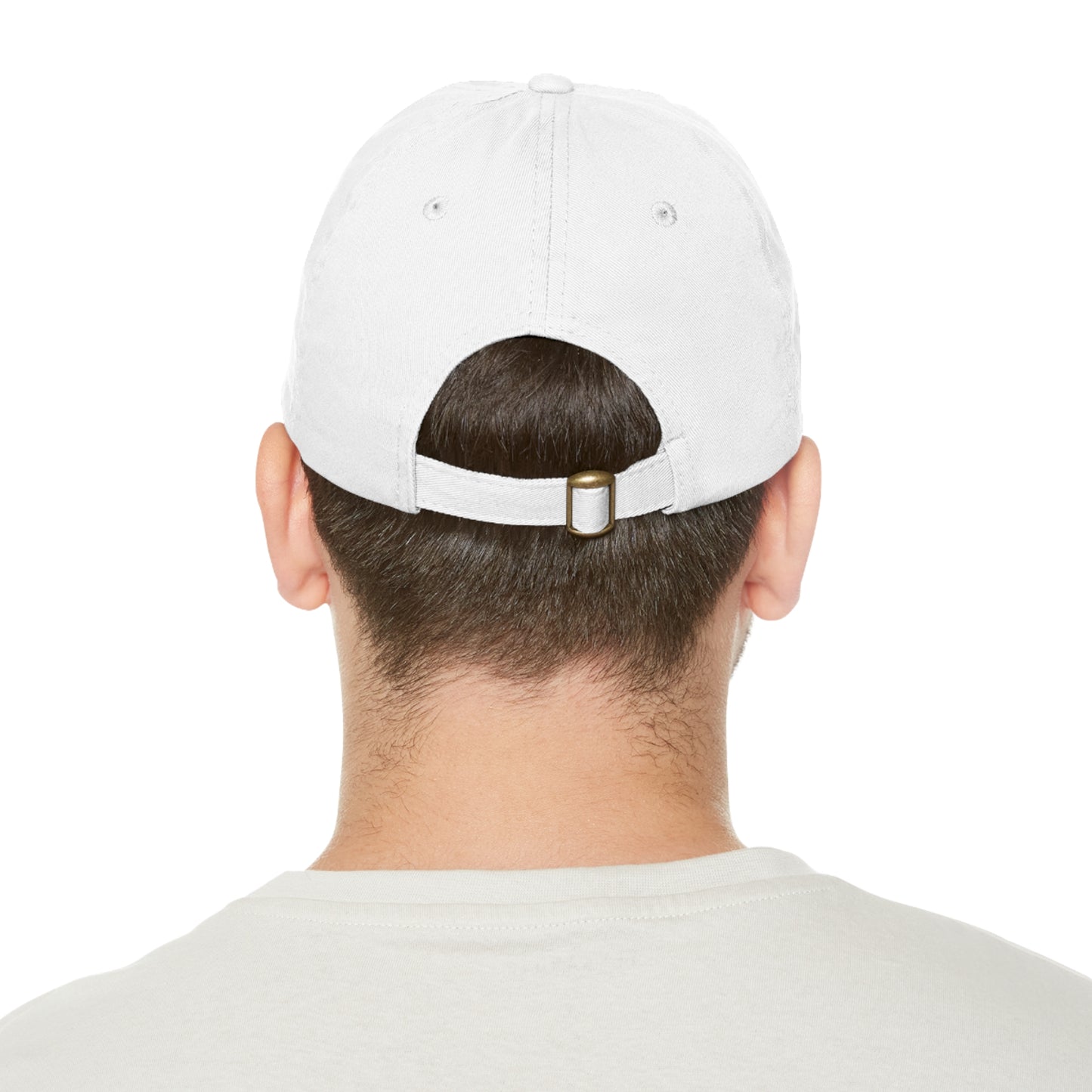 Dad Hat with Leather Patch (Round) SPIRIT