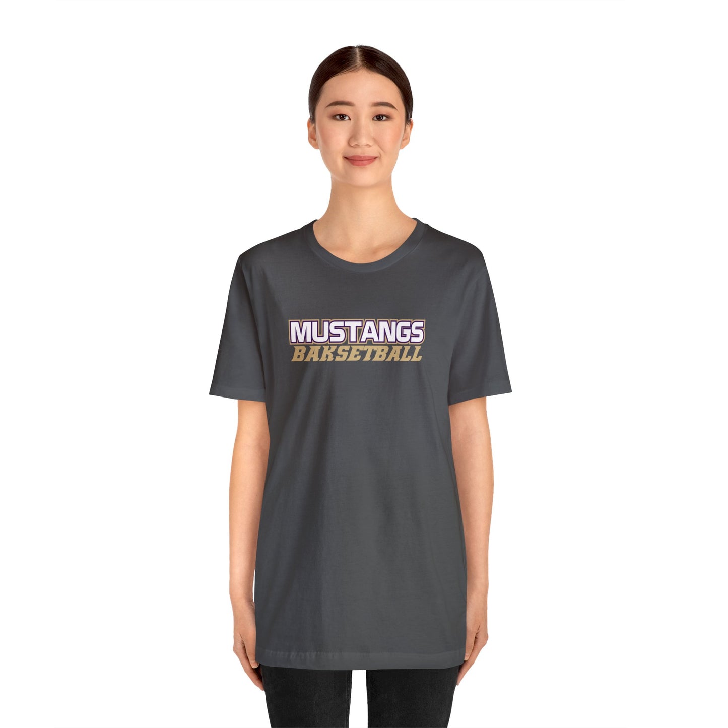 Mustangs Basketball Unisex Soft Shirt BASKETBALL HS