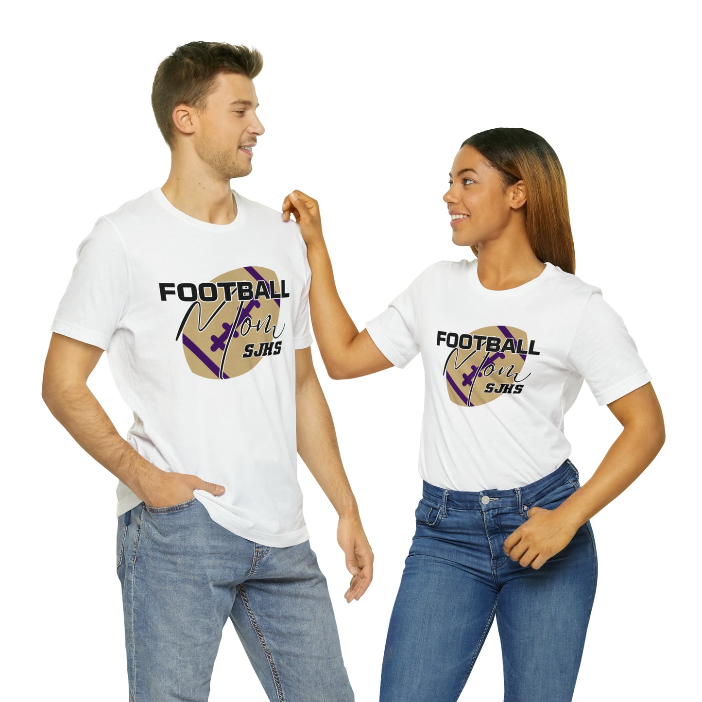 Football Mom Unisex Jersey Short Sleeve Tee FOOTBALL HS