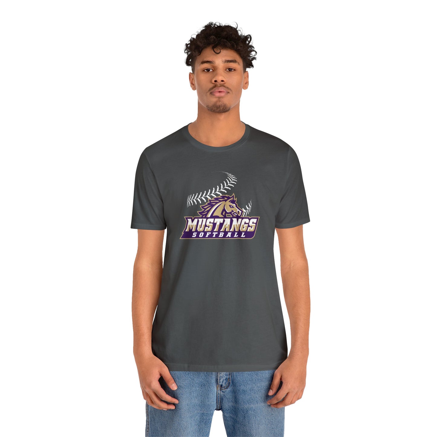 Mustangs Atheltics Softball Unisex Soft Shirt SOFTBALL HS