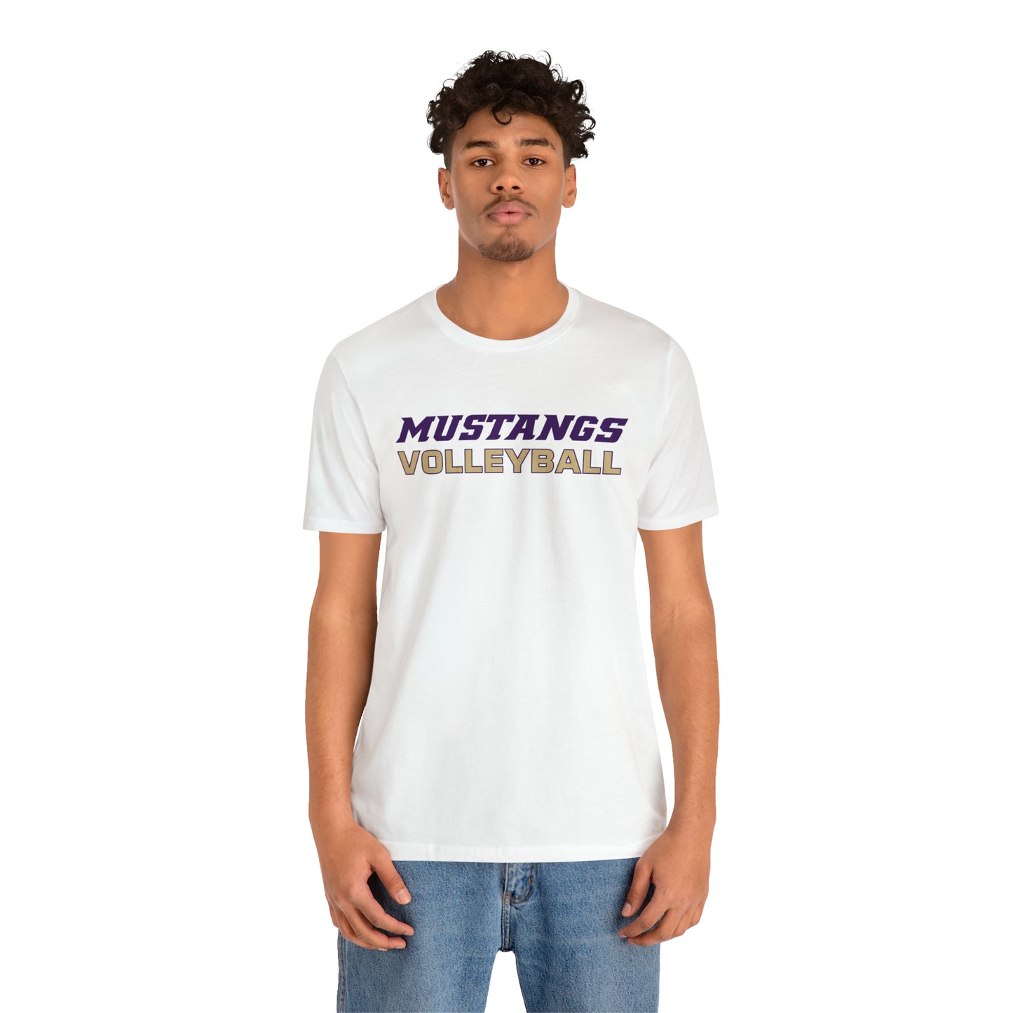 Mustangs Volleyball Simple Unisex Jersey Short Sleeve Tee VOLLEYBALL HS