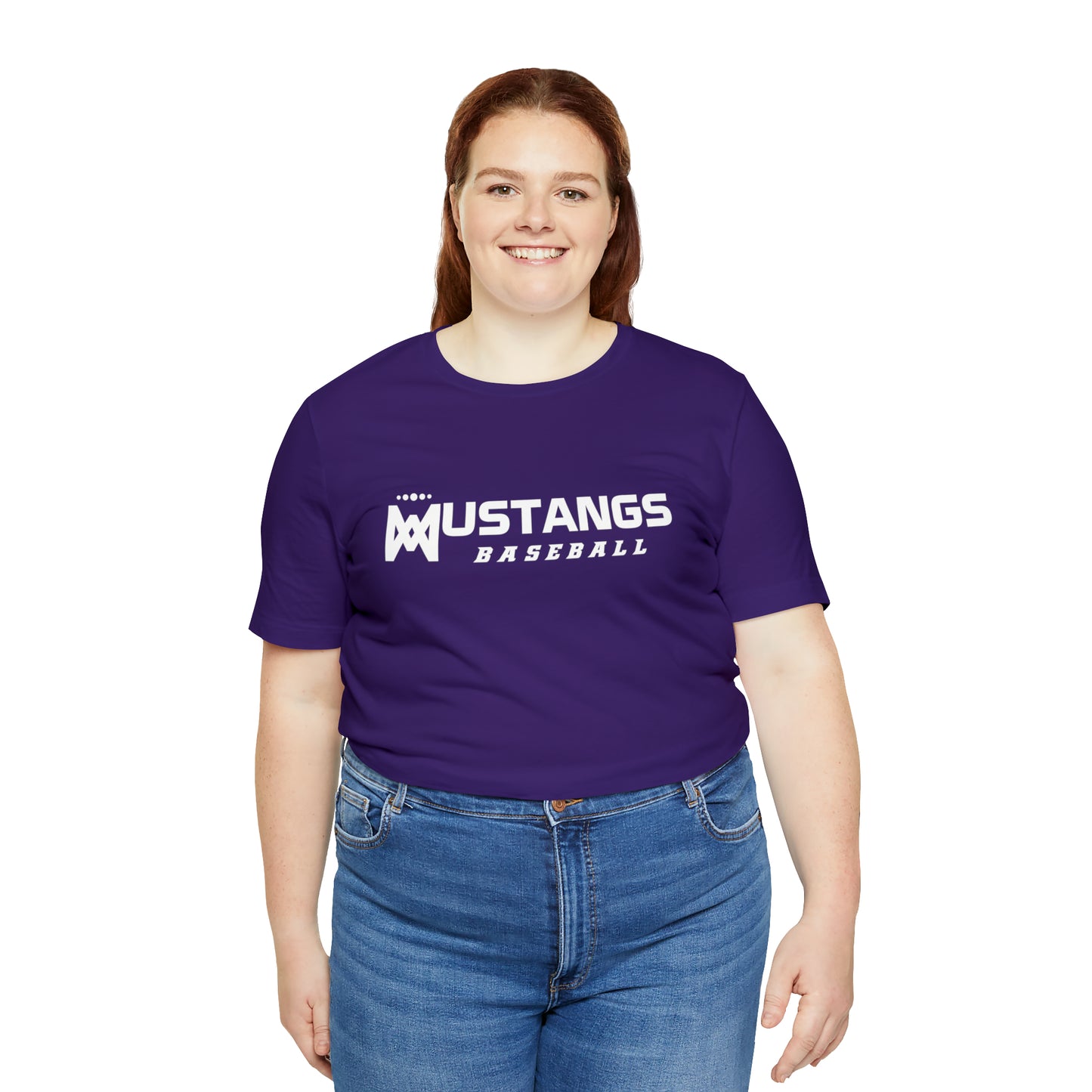 Mustangs Baseball Company of Mary Unisex Jersey Short Sleeve Tee BASEBALL HS