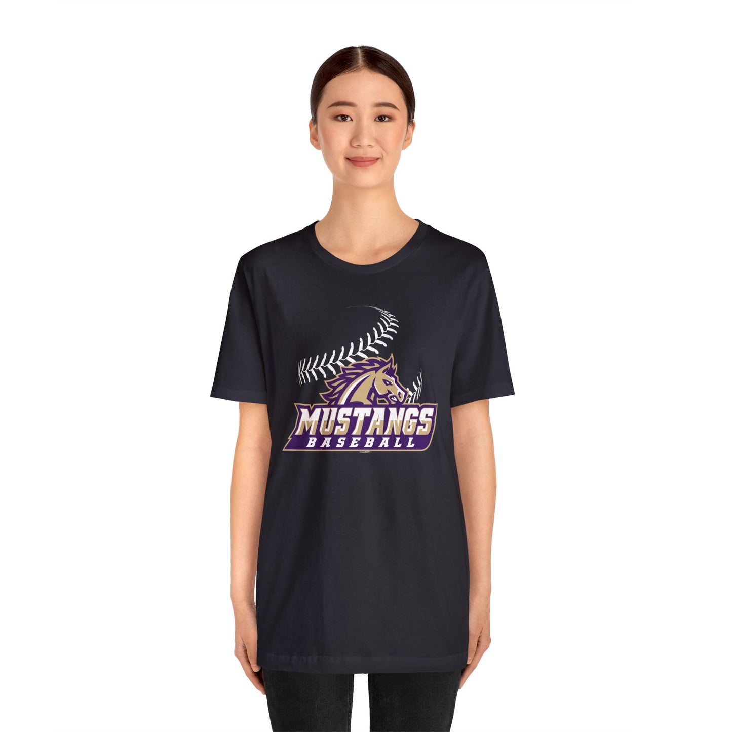 Mustangs Baseball Athletics Unisex Jersey Short Sleeve Tee BASEBALL ELEM