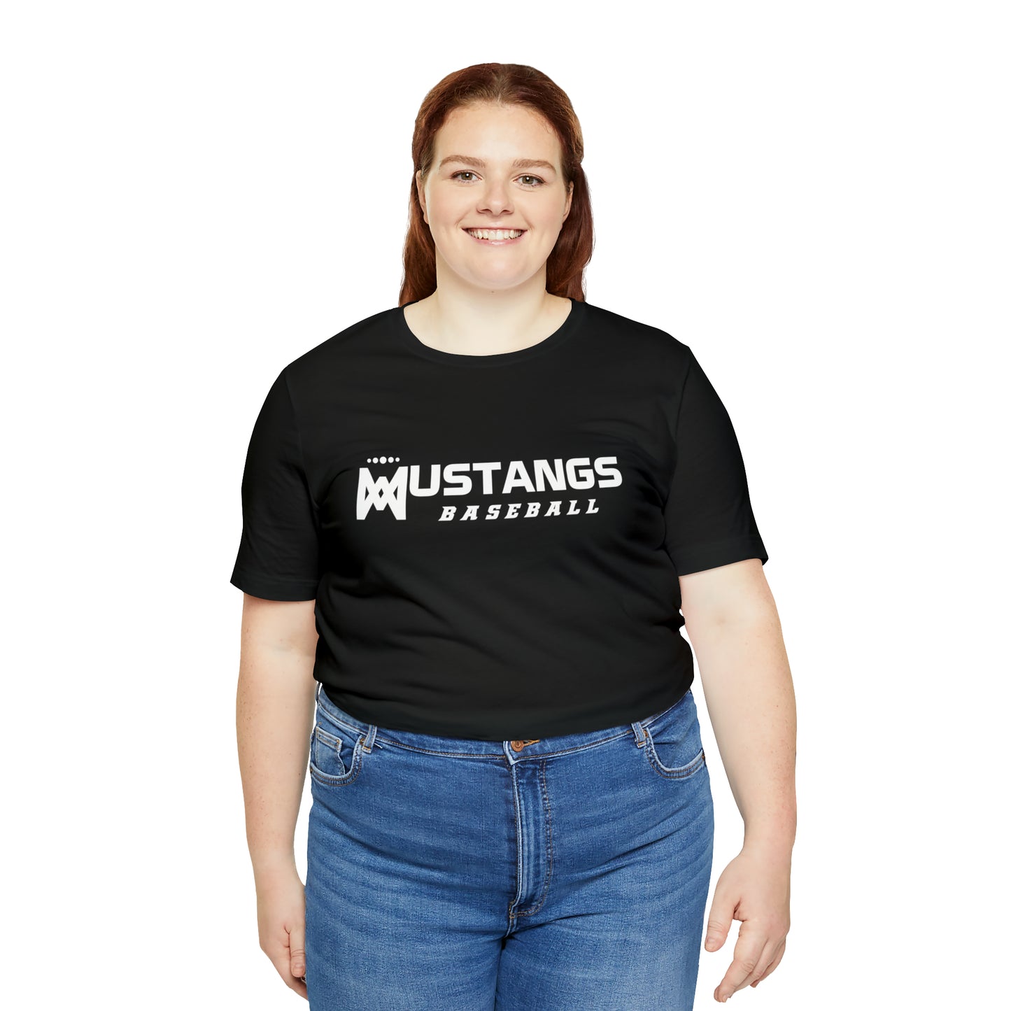 Mustangs Baseball Company of Mary Unisex Jersey Short Sleeve Tee BASEBALL HS