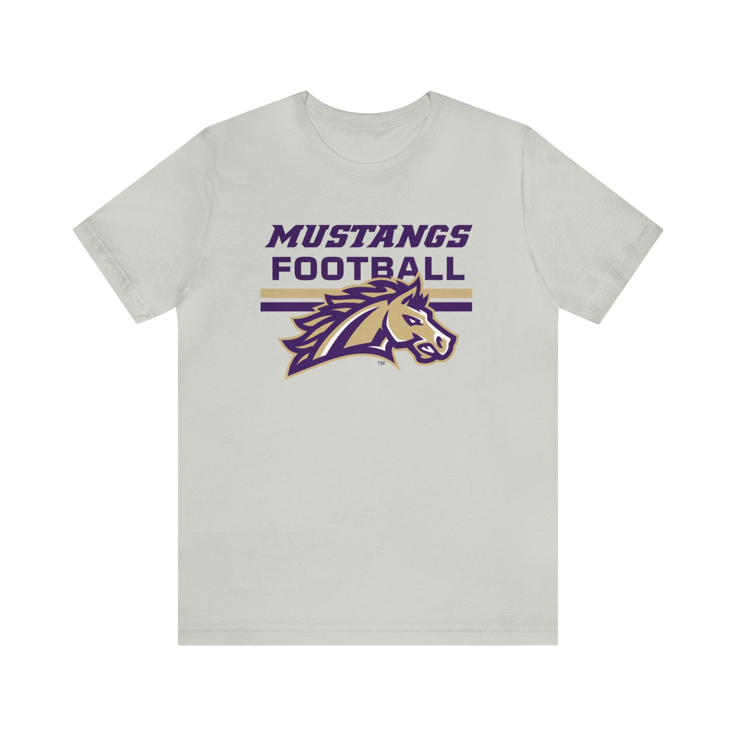 Mustangs Football Line Unisex Jersey Short Sleeve Tee FOOTBALL HS