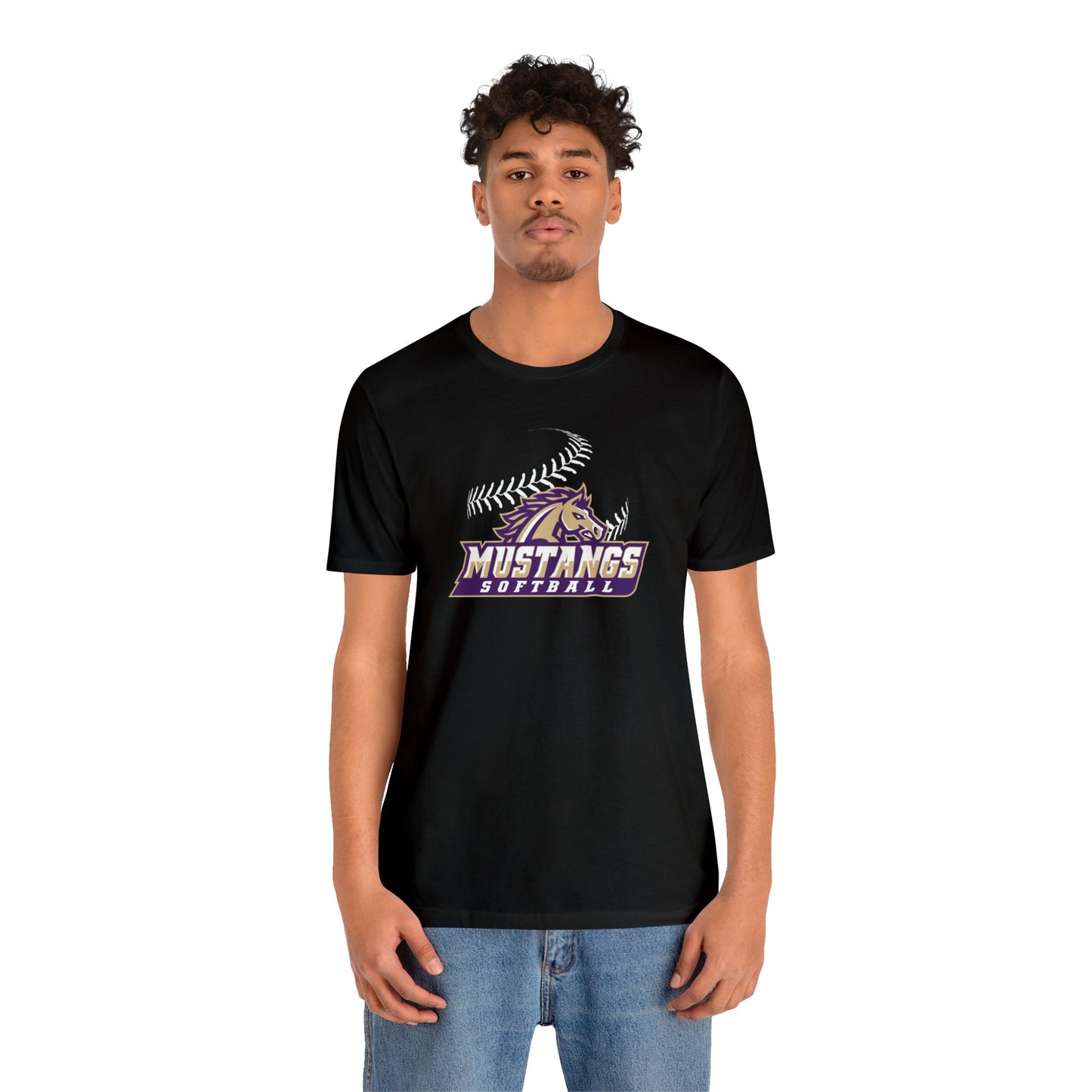 Mustangs Atheltics Softball Unisex Soft Shirt SOFTBALL HS